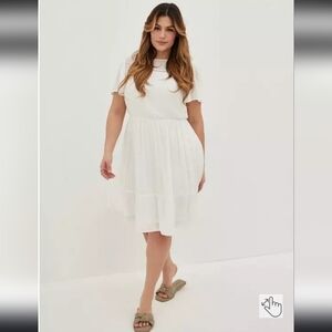 Women's Torrid Tiered Boho Flutter Skater Dress, Size 3‎